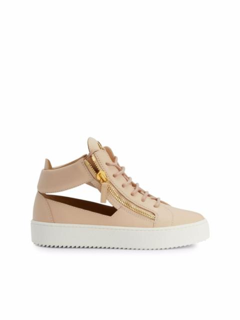 Kriss cut-out low-top sneakers