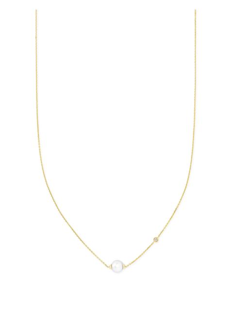 KENDRA SCOTT Cathleen 14k Yellow Gold Pendant Necklace Freshwater Cultured Pearl