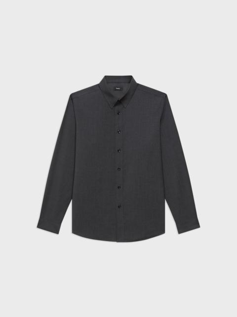 Theory Hugh Shirt in Virgin Wool