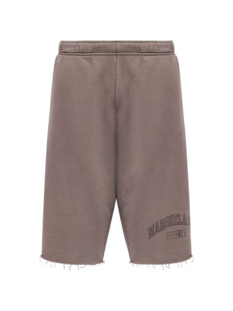 MM6 Maison Margiela numbers-motif shorts