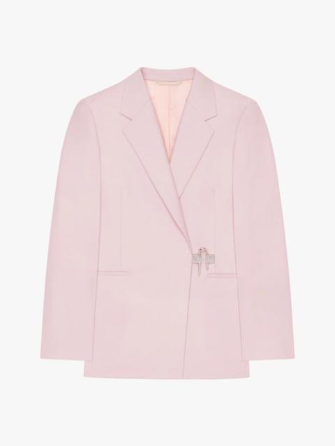 Givenchy JACKET IN WOOL AND MOHAIR WITH U-LOCK BUCKLE