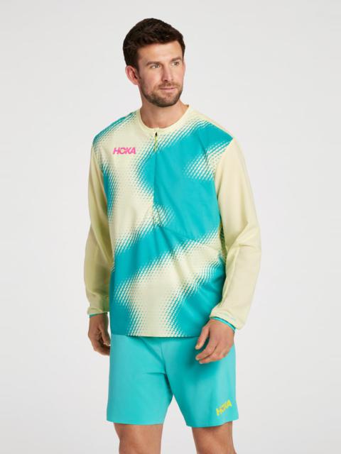 HOKA Men's 1/2 Zip Wind Shell