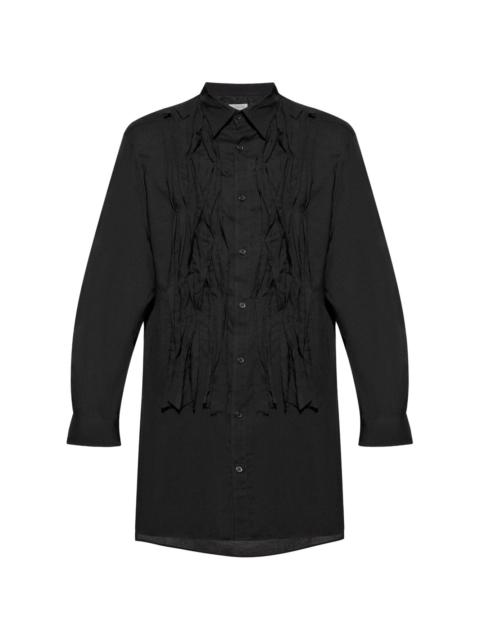 Yohji Yamamoto pleated shirt