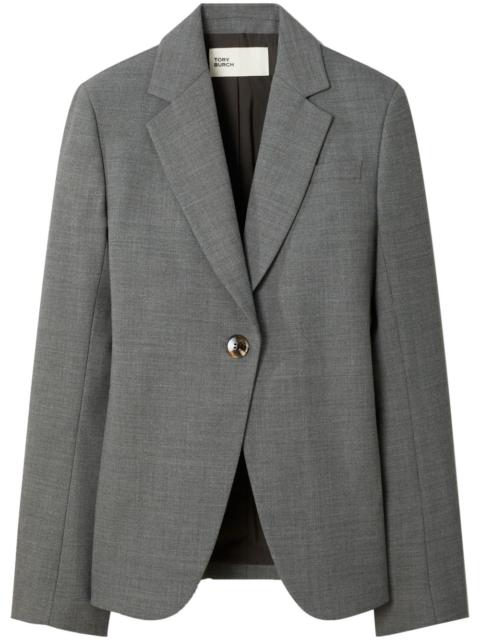 TORY BURCH stretch flannel blazer