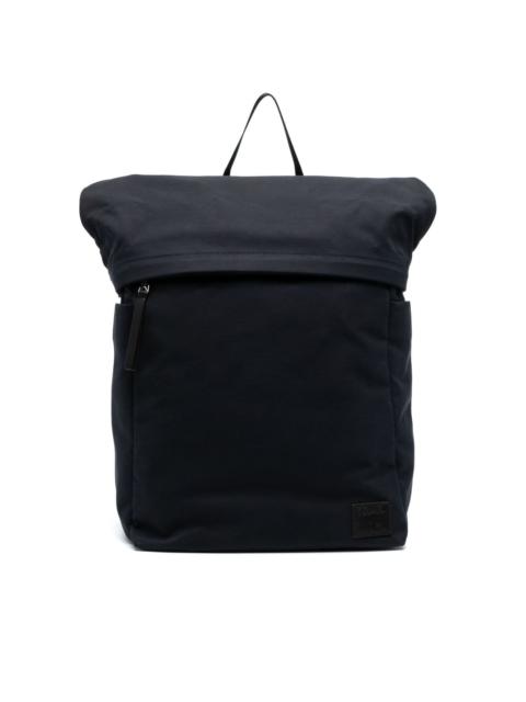 cotton-blend canvas backpack