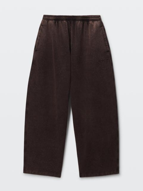 Alexander Wang CRYSTAL HOTFIX MID-RISE OVERSIZED SWEATPANT
