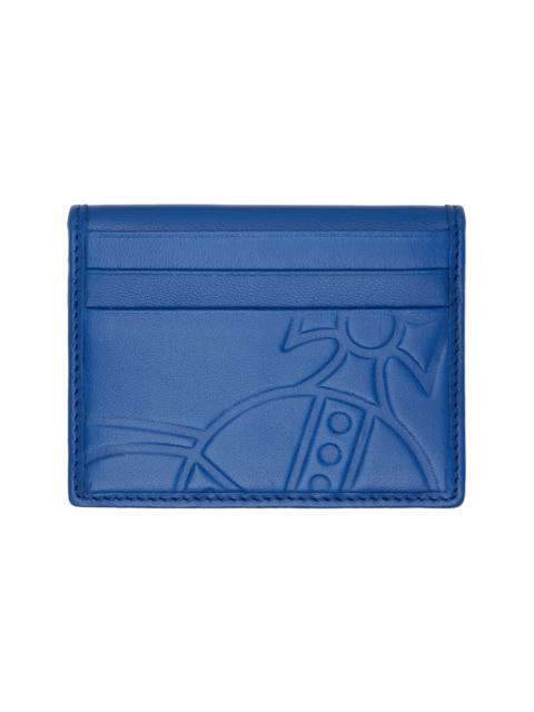 Vivienne Westwood Blue Orb Man Bifold Card Holder