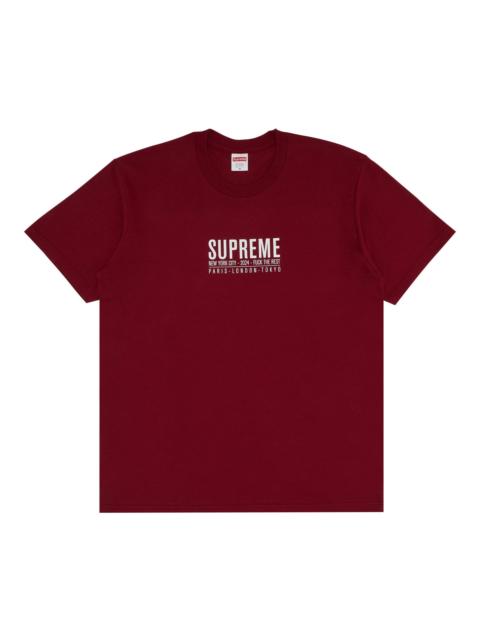 Supreme Supreme Paris Tee 'Cardinal'