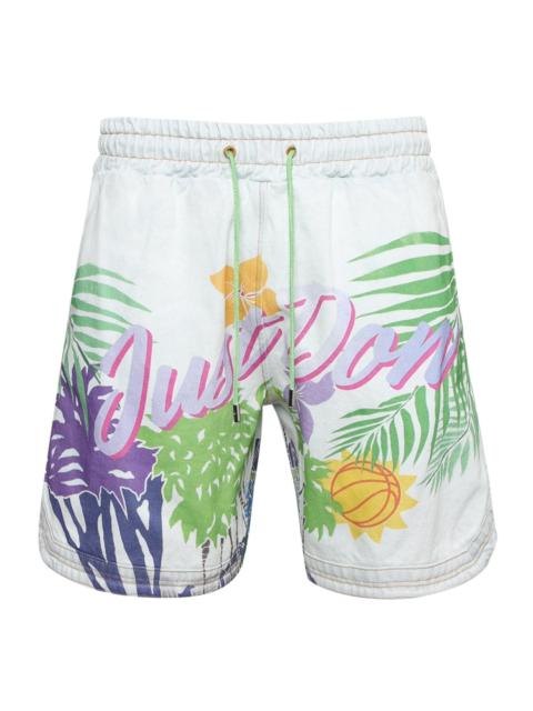 Just Don Palm Shorts Blue