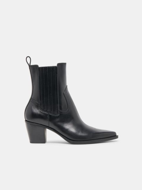 dolce vita SLIM BOOTIES BLACK LEATHER
