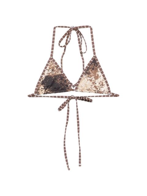 Frankies Bikinis Nick triangle string bikini top