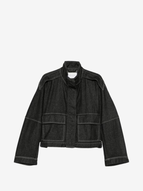 christian wijnants Jola contrast-stitch denim jacket