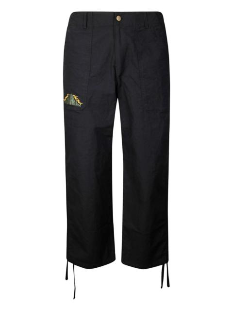 BRAIN DEAD embroidered-pocket trousers