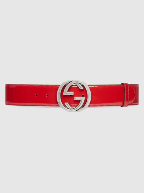 GUCCI Interlocking G buckle wide belt