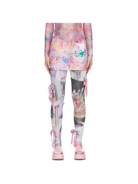 Collina Strada Multicolor Star Fish Wave Mini Skirt