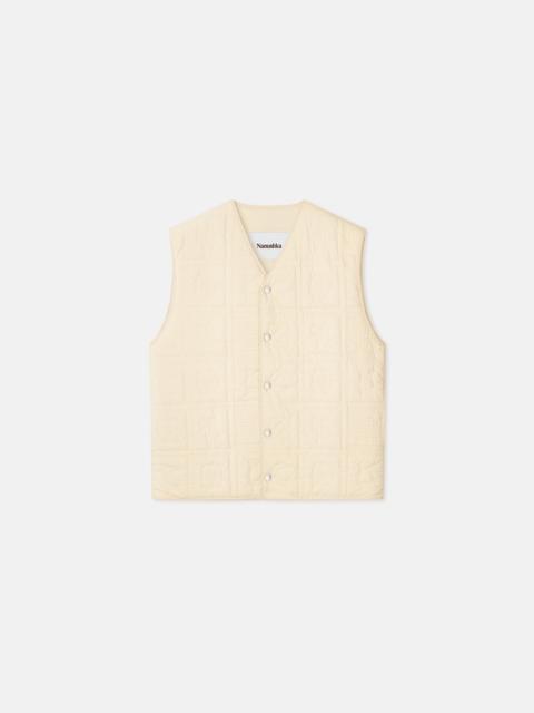 Nanushka Quilted Tech Poplin Vest