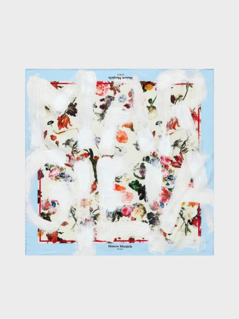Maison Margiela Printed Silk Foulard
