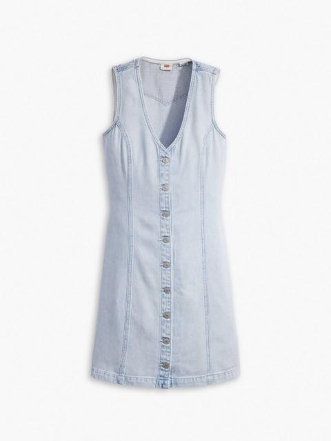 THORA DENIM MINI DRESS