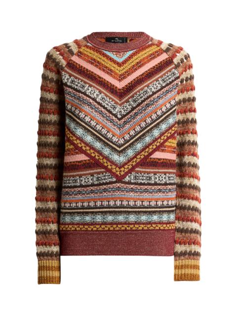Etro Striped Wool-Blend Sweater stripe