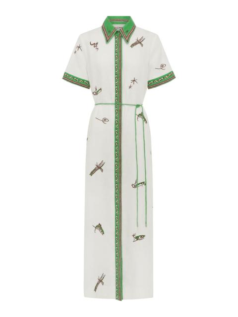 ALÉMAIS Wanda Embroidered Shirtdress