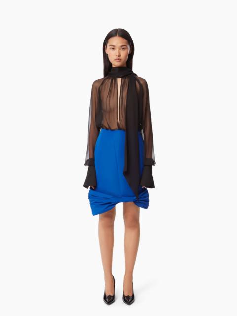 NINA RICCI PUSSY-BOW BLOUSE