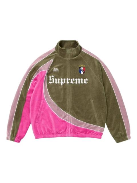 Supreme Supreme FW26 x Umbro Velour Track Jacket 'Olive' SUP-FW26-064-OLV