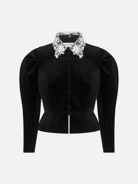 Dior Fitted Jacket with Puff Sleeves