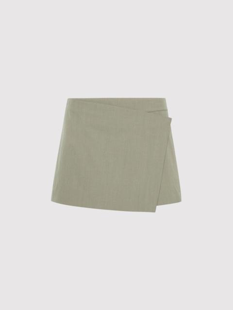 ST. AGNI Wrap Short - Moss Grey