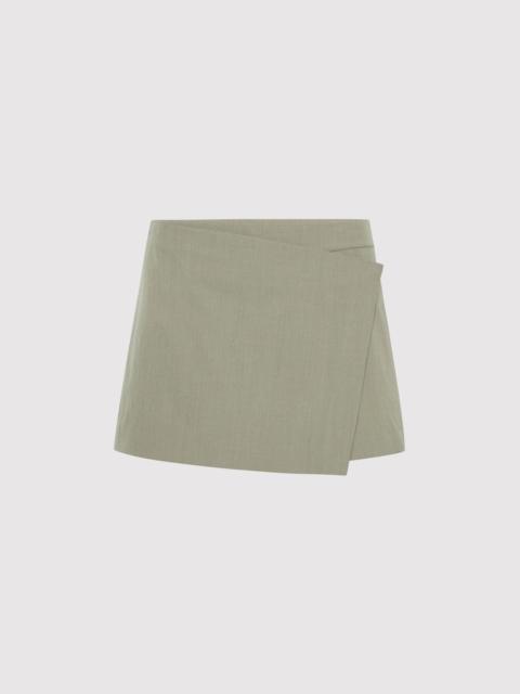 Wrap Short - Moss Grey