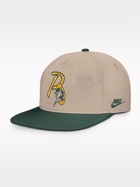 Nike Green Bay Packers Rewind Pro Men's Nike NFL Adjustable Hat