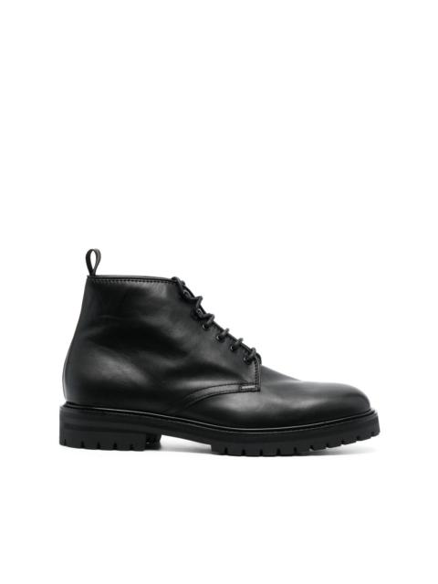 OFFICINE CREATIVE lace-up leather boots