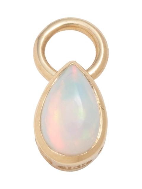 FOUNDRAE Small Forever And Always a Pair Opal Pear Pendant - Love