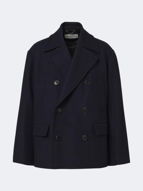 Dries Van Noten Double-breasted wool-blend jacket