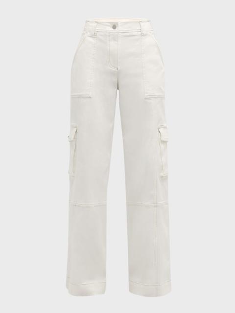 TWP Coop Cotton Twill Topstitched Cargo Pants