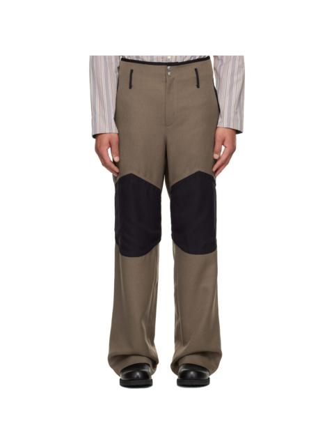 Kiko Kostadinov Brown & Black Orvos Trousers