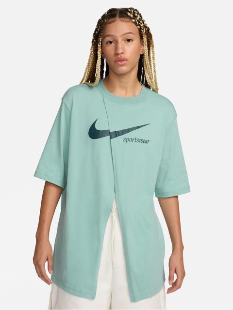 Nike Nike Sportswear Collection Women's Oversized Slit Short-Sleeve Top
