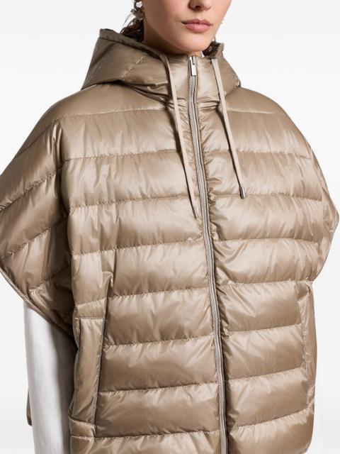 PESERICO hooded zip puffer jacket