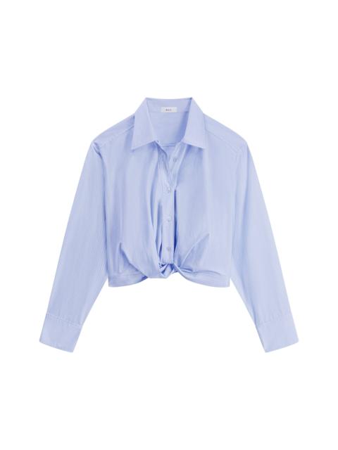 A.L.C. Leo Cropped Cotton Shirt