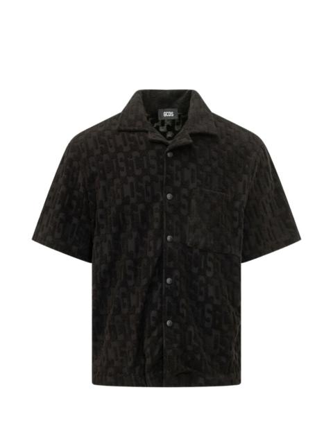 GCDS terry bowling shirt