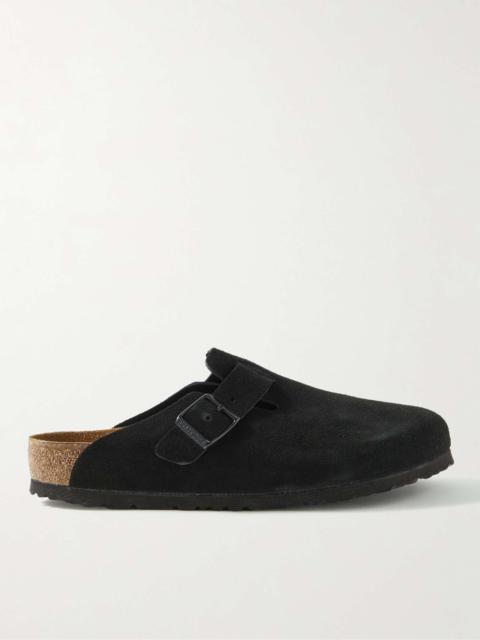 BIRKENSTOCK Boston Suede Clogs