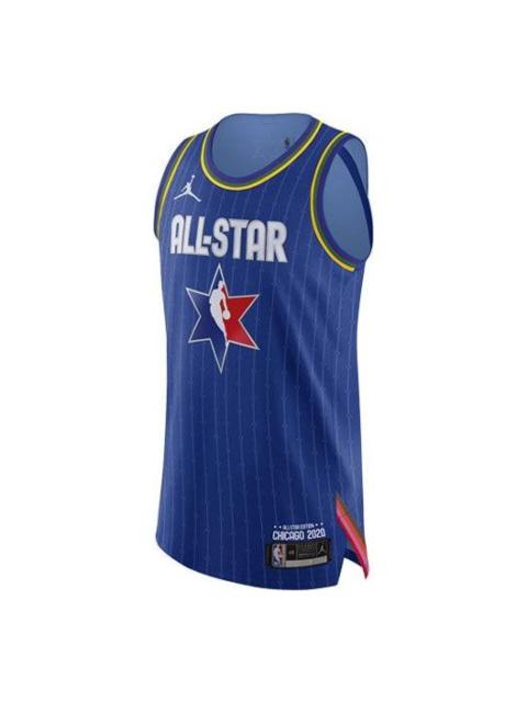 Nike Nike NBA All-Star Edition Authentic Jersey AU For Men Blue CJ1033-495