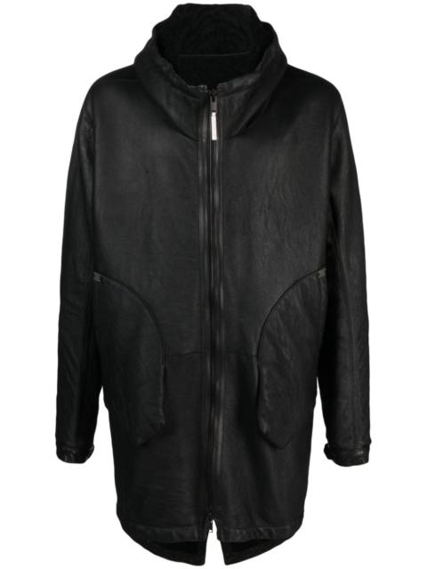 Isaac Sellam zip-up hooded coat