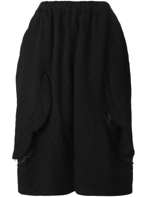 Comme des Garçons Comme des Garçons elasticated jacquard skirt