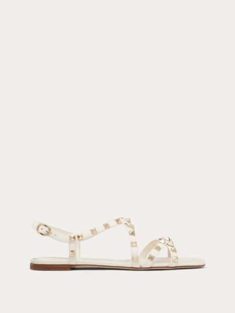 Valentino CALFSKIN ROCKSTUD SANDAL WITH STRAPS