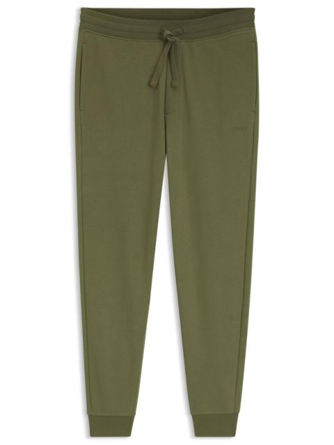 HUGO COTTON CASUAL PANTS WITH ELASTICIZED CUFFS