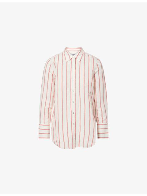 Rails Knox Striped Linen-Blend Shirt