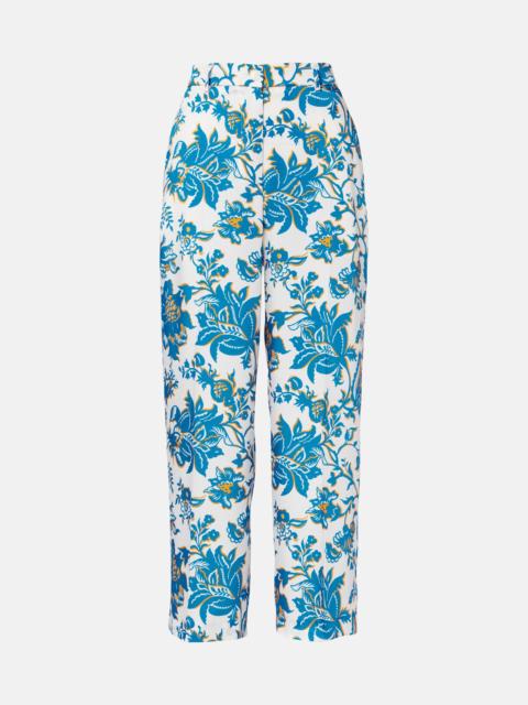 Etro Printed wide-leg pants