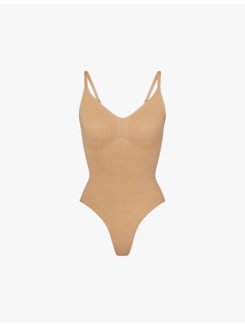 SKIMS Seamless Sculpt fitted stretch-woven body