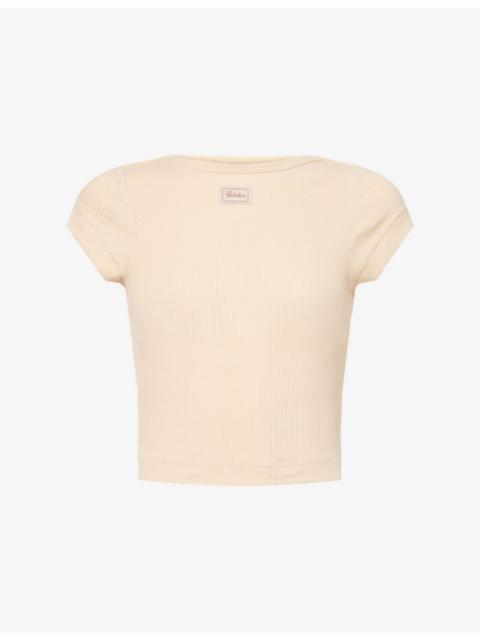 Jean Paul Gaultier Ribbed Short-Sleeves Cotton-Knit T-Shirt
