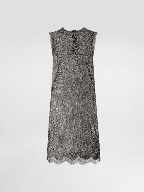 Dolce & Gabbana Lamé lace dress